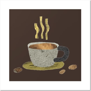 Stone Coffee Cup Posters and Art